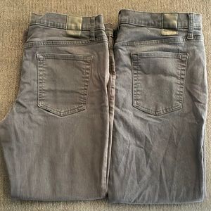 2️⃣ Pairs! Identical Goodfellow Men’s black straight jeans